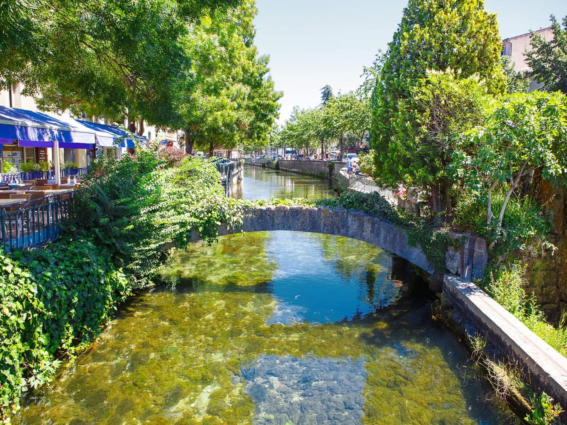 Gite De L'Olivier, Classe, Climatise, Jardin Avec Parking Gratuit Devant Le Logement Et A 5 Minutes Du Centre-Ville A Pied LʼIsle-sur-la-Sorgue Buitenkant foto