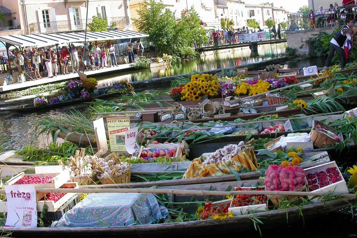 Gite De L'Olivier, Classe, Climatise, Jardin Avec Parking Gratuit Devant Le Logement Et A 5 Minutes Du Centre-Ville A Pied LʼIsle-sur-la-Sorgue Buitenkant foto
